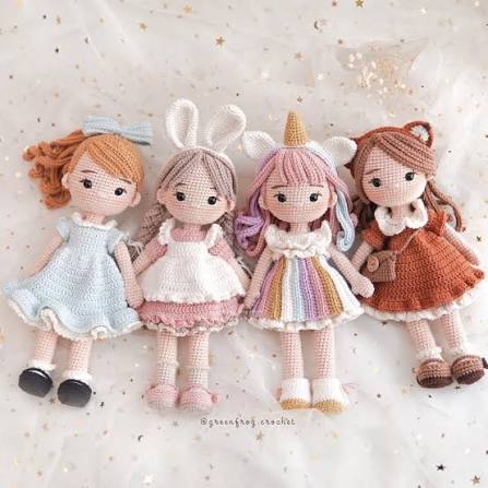Búp bê Handmade bằng len Cao cấp - An toàn cho bé