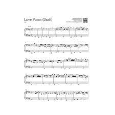 Iu Love Poem Sheet Music Midi Mp3 Funguypiano