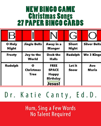 Check spelling or type a new query. New Bingo Game Christmas Songs 27 Paper Cards Sing Hum No Talent Required To Play Christmas Holiday Event Ideas Activities Dyi Crafts Games Plays Baking Reading Volume 1 Canty Ed D Dr Katie 9781729575055