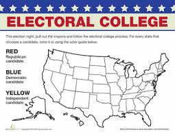 How The U S Government Works Electoral College Map Electoral College Teaching Government