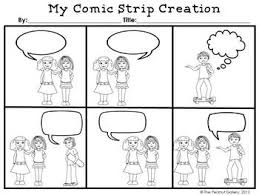 Use a comic strip to give additional practice in new ways. Cartoon Comic Strip Template With Characters