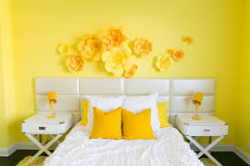 Diy Giant Paper Flowers Yellow Room Decor Yellow Wall Decor Wall Decor Bedroom