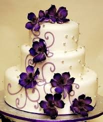 Cake by fluffy thoughts cakes and the rosy posy. 50 Dark Purple Wedding Ideas To Rock Dark Purple Wedding Purple Wedding Beautiful Cakes