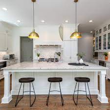 Kitchens kitchen islands small kitchens. Oversized Kitchen Island With Barstools Is Casual Dining Option Hgtv