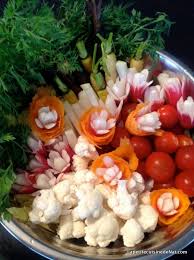 Elles peuvent être aussi consommées seules, cuites à la vapeur ou à l'étouffée (carottes l'apport énergétique de la carotte crue est de 26 kilocalories par 100 g (= 109 kilojoules par 100 g)[réf. Plateau De Crudites Pour Apero Chic Et Sa Flopee De Sauce