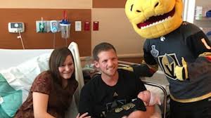 Every bleacher creature captures the essence of an icon and turns them into a friend. Golden Knights Mascot Chance Delivers Vegasborn Onesies To Newborns At Summerlin Hospital