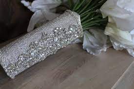 Bouquet made with natural touch roses and your choice of rhinestones or crystals. Bling Wedding Bouquet Pasteurinstituteindia Com