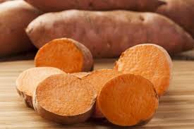 One serving of a baked sweet potato has more fiber than a serving of oatmeal, with one medium sweet potato providing five grams of fiber. Sweet Potatoes Planting Growing And Harvesting Sweet Potatoes The Old Farmer S Almanac