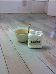 Chalk Paint On A Floor With Annie S Lacquer For Protection Painted Wood Floors Painted Hardwood Floors Painting Laminate Floors
