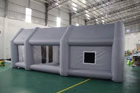 Amazon Com Inflatable Spray Booth With Filter System Portable Car Paint Booth For Car Parking Tent Workstation Silver 26x13x10ft