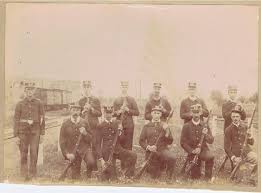Pinkerton Railroad Guards 1890 Photo Abandoned Train Police