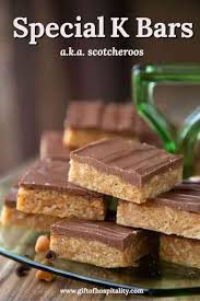 Special K Bars Gift Of Hospitality Recipe Special K Bars No Bake Bars Desserts