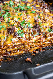 I love to top with sour cream and it is so good with spicy beef enchiladas. Beef Enchilada Casserole Home Made Interest