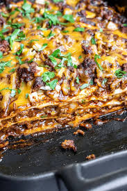 I will def use as a base recipe again. Beef Enchilada Casserole Home Made Interest