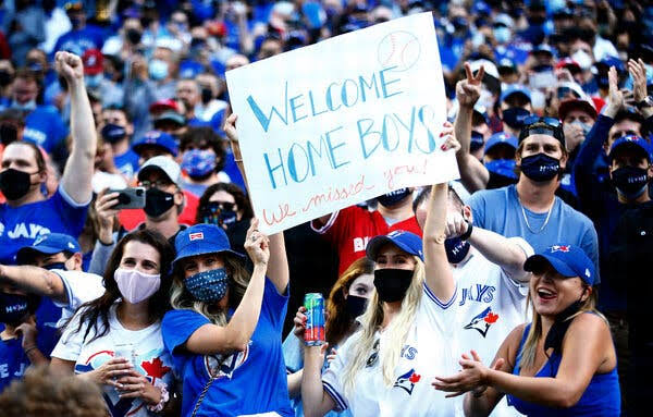 The Blue Jays Finally Return to Canada - The New York Times
