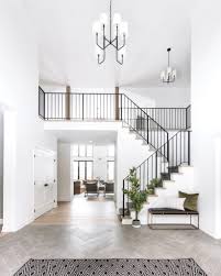 Handrails, or banisters, give you something to hold onto while walking up and down the staircase. Metal Stair Railings Makeover Inspiration The Diy Playbook