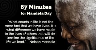Celebrating nelson mandela's legacy with a global call to take announcement nelson mandela international day 2021: Give Your 67 Minutes For Mandela Day In The Garden Route