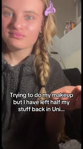Kind if a fail but oh well 😂 #makeup #makeuptutorial #rea #uni #unive...