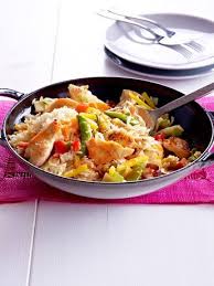 Bratreis Mit Asiagemuse Und Hahnchen Rezept Lecker Rezepte Gebratener Reis Abendbrot