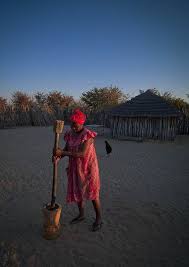 Ovambo Tribe Woman In Ruacana Area Namibia Provinces Of South Africa Land Of The Brave Namibia