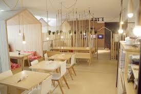This Cafe Was Designed To Be Fun And Playful For Adults And Children Cafe House Cafe Interior Kids Cafe
