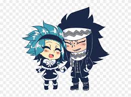 Authored by hiro mashima, the story is set in a fictional realm called the earth land, where an extensive number of creatures reside. Fairy Tail Gajeel And Levy Chibi Hd Png Download 799x613 4981417 Pngfind