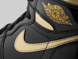 Air jordan 1 high union la black toe (2019). Air Jordan 1 High Og Black Gold Grailify