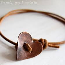 Bracelet Fait Main En Cuir De Cuivre Bijoux En Cuir Bracelets Simples Bijoux