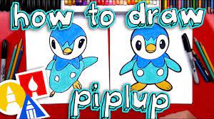 How To Draw Piplup Pokemon - YouTube