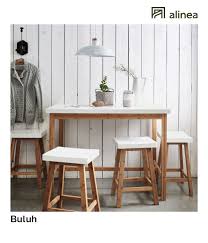 Alinea Buluh Table Haute Rectangulaire L120cm H90cm Meubles Salle A Manger Et Cuisine Tables Mobilier De Salon Meuble Salle A Manger Decoration Maison