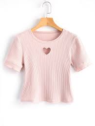 Pink Kawaii Heart Cut Out T Shirt Shop Zola Online Store Powered By Storenvy