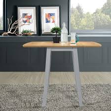 Bristol point drop leaf dining table. Buy Goldfan Drop Leaf Dining Table Oak Rectangular Small Wooden Kitchen Table With Solid Wood Legs For Dining Room Home Lounge Grey Online In Turkey B08pv7s4hy