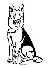 Natürlich werden auch mal andersfarbige welpen oder welpen. Deutscher Schaferhund Wandtattoo