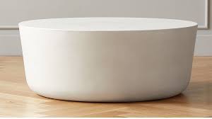 Cap Ivory Cement Coffee Table 549 Cb2 Coffee Table Barrel Coffee Decorating Coffee Tables