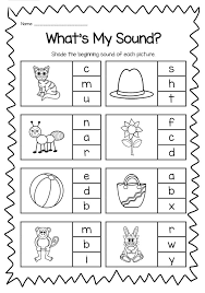 Beginning Sounds Printable Worksheet Pack Kindergarten Phonics Beginning Sounds Worksheets Kindergarten Phonics Worksheets Phonics Worksheets