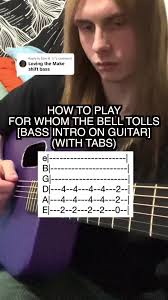 Guitar Tutorial: For Whom The Bell Tolls Riff Breakdown