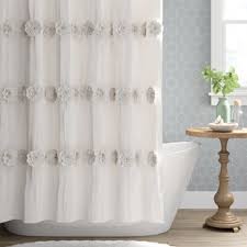 Arichomy shower curtain set waffle weave curtain fabric shower curtain set 250gsm hookless removeable liner, water repellent, machine washable 71by 74inch, white. Bathroom Shower Curtain Sets Wayfair