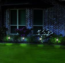 8 Pack Malibu Solar Led Garden Outdoor Pathway Yard Black Landscape Lights Sale