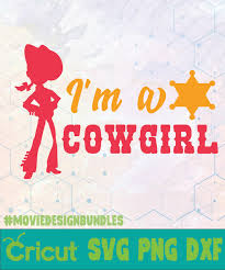 Posted on 7th march 2019. Toy Story I Am A Cowgirl Disney Logo Svg Png Dxf Movie Design Bundles