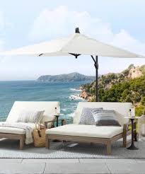 Double chaise sectional shown in sunbrella. Get The Look A Verdant Vignette Pottery Barn In 2021 Double Chaise Lounge Indoor Outdoor Pillows Outdoor Chaise Lounge