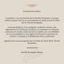 Vicente jr reporta estado de salud del cantante. Qau 4kz Xvigqm