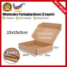 Dan ia kilang bawahan kaiyi (xiamen) packaging co., ltd. Wholesales Packaging Box Kotak Craft Packing Barang Paper Box Carton Box 15x15x5cm Shopee Malaysia