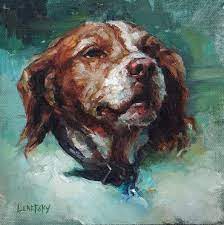 A thoughtful gift for anyone. Heather Lenefsky Art Dogs Animals Dog Paintings Dog Portraits Painting Animal Paintings