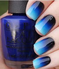 Black And Blue Ombre Nails 40 Blue Nail Art Ideas For Creative Juice Nail Art Designs Nail Art Ombre Ombre Nail Designs
