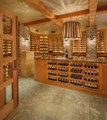 One of the best things about using genstone faux stone or faux brick panels for wine cellars is that you don't necessarily need to treat every single surface. Memphis Tennessee Custom Wine Cellar Revel Custom Wine Cellars