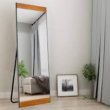 Of all the mirrors we make, full length mirrors are of the most popular. Neutype Full Length Mirror Floor Mirror With Standing Holder Bedroom Locker Room Standing Hanging Mirror Dressing Mirror Wall Mounted Mirror Solid Wood With Stand Buy Online In Dominica At Dominica Desertcart Com Productid 144788832