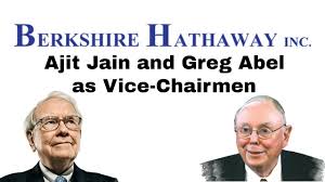 Berkshire vice chairman charlie munger apparently inadvertently revealed who would succeed chairman and ceo warren buffett. Ajit Jain And Greg Abel Named As Vice Chairmen Of Berkshire Hathaway Youtube