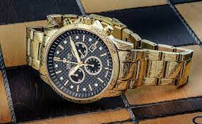 Louis xvi palais royale l'acier l'or carbone diamond 873. Louis Xvi Herren Armbanduhr Palais Royale Stahlband Gold Schwarz Karbon Echte Diamanten Chronograph Analog Quarz Edelstahl 873 Amazon De Uhren