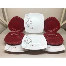 Secara visual, piring keramik yang berukuran besar juga memberikan sentuhan. Erc Set Dinner Set Piring Motif Warna Murah Sisa Ekspor Amerika Dan Eropa Shopee Indonesia