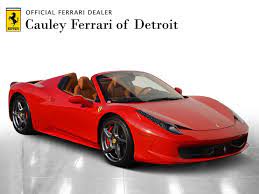 Ferrari 458 spider for sale. Used 2015 Ferrari 458 Spider For Sale 209 900 Cauley Ferrari Stock Fp1925